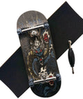 Pro Fingerboard 34mm Wooden Deck Dragon Edition with CNC swirl trucks and tool, featuring deep concave and snappy graphics.