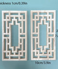 Four Piece Set Of Top Notch Wood Appliques Featuring Slick Floral Carvings For Gotta Love Diy Furniture Updates And Badass Room Refreshes With A Classic Design That Totally Slaps On Cabinets Plus Dressers, two intricately carved wooden panels measuring 10x20cm.
