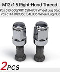 M12x1.5 Wheel Studs With Lug Nuts Set For Honda Vehicles Including Accord Civic CRV Odyssey TL TSX Integra MDX NSX Legend