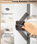 Oil Rubbed Bronze Privacy Door Levers Set For Interior Doors Heavy Duty Flat Square Handlesets Universal Handing 6 Pack No Key Privacy Function ANSI Grade 3 Over 200000 Cycles Fits Bedroom And Bathroom Home Upgrade