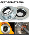 Beefed Up Front Axle Seal And Greaseable U Joint Kit For Ford F 250 F 350 Super Duty 2005 To 2014 With O Rings And Seals outer tube dust seals