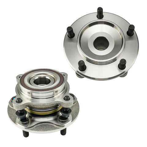515202 Front Wheel Bearing And Hub Assembly Compatible With 2007 2021 Toyota Tundra And 2008 2022 Toyota Sequoia Two Piece Set