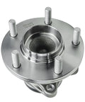 Front view of Rear Wheel Bearing And Hub Assembly For 2007 2014 Mazda CX 9 FWD With 5 Lugs And ABS 2 Piece Kit Drop In And Includes 10 Year Warranty
