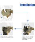 Installation guide for 65 Tooth Sprocket And 35 Chain With 140 Links Replacement Kit For Coleman Baja Mini Bikes And Motovox