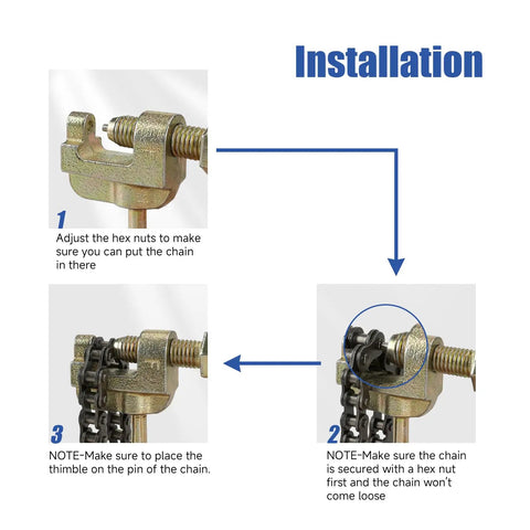 Installation guide for 65 Tooth Sprocket And 35 Chain With 140 Links Replacement Kit For Coleman Baja Mini Bikes And Motovox