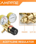 Air Acetylene Torch Kit With Tool Bag Turbo Torch Workhorse High Heat Brazing Tool Quick Disconnect System CGA 200 regulator