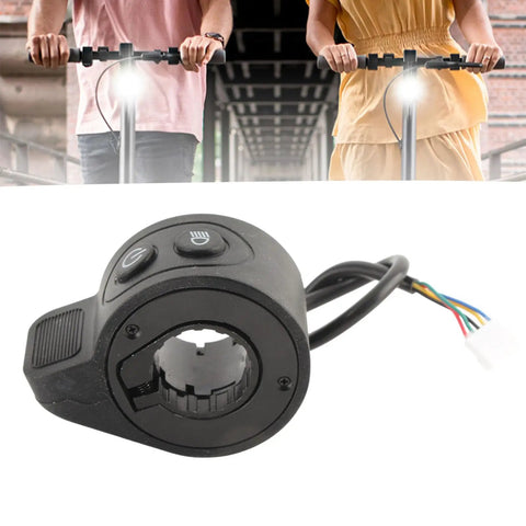 Thumb Throttle Booster For Electric Scooters With Hall Sensor, Smooth Acceleration, Easy Install Replacement Accelerator, Finger Trigger Speed Control With Integrated Switch, Slick ABS Build