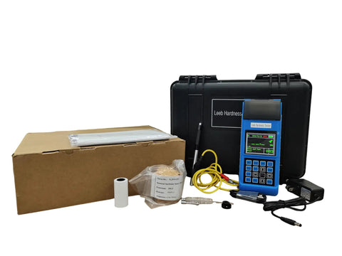Digital Rebound Leeb Hardness Meter With Built In Printer Delivers Plug And Play Precision On Forged Steel kit with accessories