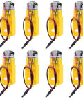 Array of dual shaft DC motors with magnetic gearbox for DIY Arduino robots and smart car projects, 3V to 6V, gear reduction 1 to 48.