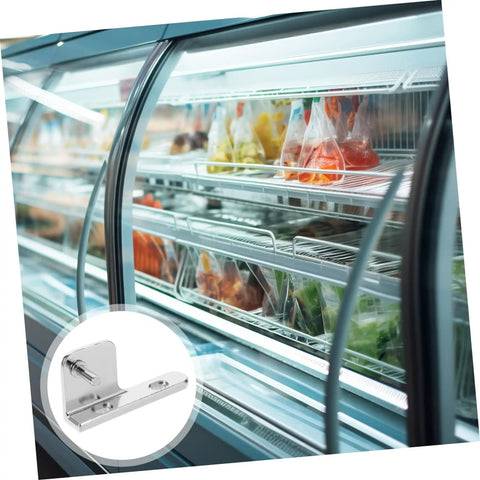 Beefy Heavy Duty Left Refrigerator Door Hinge Replacement For Commercial Coolers And Freezers Stainless Steel 3.89 x 1.96 x 0.78 Inch
