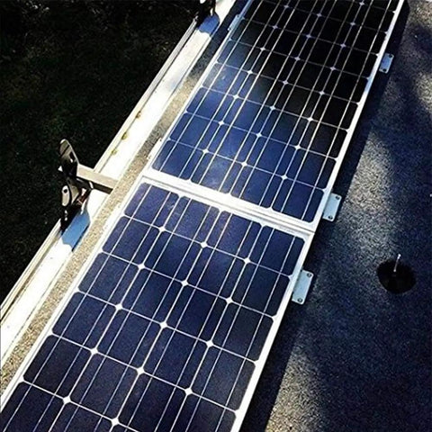 Heavy Duty Aluminum Solar Panel Z Brackets For RV And Boat Roofs Offers Quick Plug And Play Hooks Up with rust proof build on solar panels