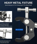 Heavy Duty Trolling Motor Stabilizer With Quick Release, All Metal Construction Delivers Solid Stability shown in close-up