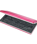 Durable Steel and Vinyl Caliper Case for 6 Inch Calipers, Protective Storage, open view showing foam interior for snug fit and easy transport.