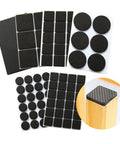30 Pack Self Adhesive Felt Furniture Pads for Chair and Table Legs displayed on white background