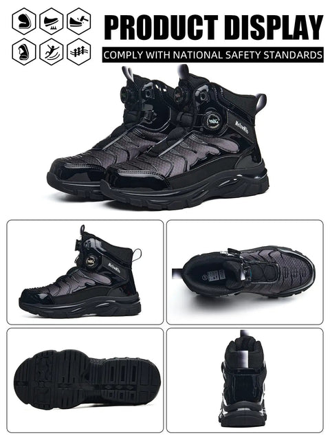 Composite Toe Work Sneakers For Men And Women With Anti Smash Protection And Kevlar Puncture Resistant Midsole Lightweight Non Slip