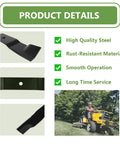 Heavy Duty 52 Inch Lawn Mower Blades Replacement Replaces OEM 04771200 Fits Gravely ZT X Ariens IKON X 52 Inch Zero Turn Mower