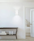 Modern Dimmable Led Bathroom Wall Sconce Vanity Light With Frosted Milk Clear Shade Nickel Finish Sleek Dope Mirror Lighting on wall