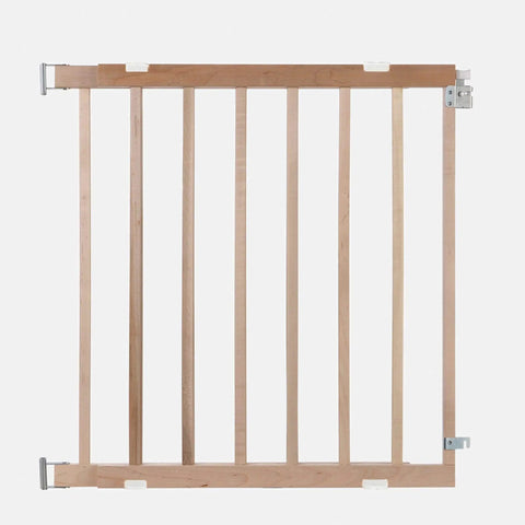 Adjustable Wooden Baby Gate For Stairs From 28 To 42 Inches Wide And 30 Inches Tall, Kid Friendly Safe Gate for Toddlers With Durable Wood