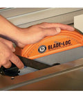 Blade Loc Table Saw Changing Tool For Safer Blade Changes Protect Your Hands Guard Sharp Teeth Secure Installation And Smooth Removal During Routine Maintenance Tasks in use on a table saw