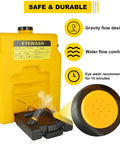 Portable Eyewash Station Emergency OSHA Approved Wall Mounted Eye Wash First Aid 14 Gallon Eye Irrigation Equipment