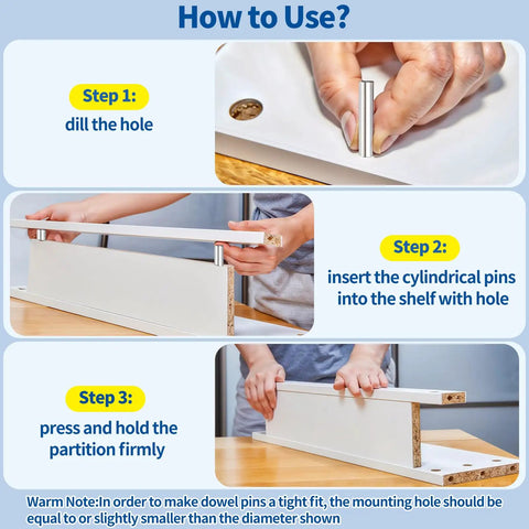 Badass 280 Piece 304 Stainless Steel Dowel Pin Assortment With Metric Shelf Support Pegs And Pro Grade Fasteners for assembling furniture step instructions.