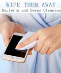 Frienda microfiber cleaning cloth for glasses and screens, 6x7 in, assorted colors
