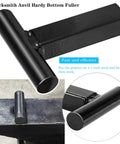Blacksmith Anvil Hardy Bottom Fuller for 1 Inch Anvil Hardy Tool Set For Metalworking With Creasing Tool Stake Bottom Fuller Hot Cut Tool