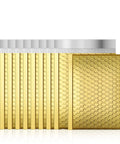 Gold Bubble Mailers 6x10 For Jewelry And Makeup Supplies 50 Pack Metallic Envelopes With Strong Self Adhesive Seal Waterproof Padding
