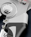 Close-up of Heavy Duty Wire Stripper Tools For Electricians Multi-Function Pliers, highlighting crimping mechanism and precision cutter.
