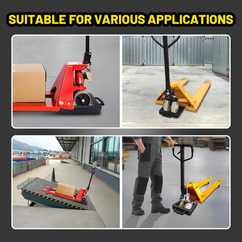 Kickass Heavy Duty Pallet Jack Wheel Chock With Anti Slip Grip, Truck Trailer Rubber Stopper Block For Warehouse Dock Safety, Top Shelf Quality Design That Keeps Your Rig Locked In Place All Day Long So It Rolls Nowhere