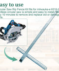 49-22-1001 Circular Saw Rip Fence Guide Kit fits 6310-20 and 6391-21 models with easy installation and heavy gauge steel.