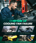Factory Direct Drop In Ready Engine Radiator And AC Condenser Cooling Fan For Honda Civic 2006 To 2011 1.8L Direct Swap diagram showing cooling fan failure symptoms.