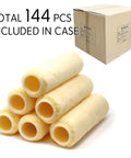 Top Rated Nine Inch Paint Roller Covers Case Lot Of 144 Shedless Lint Free Premium Sleeves 9Inch rollers in a stack with packaging.