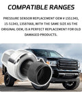 Close-up of AC Pressure Switch Sensor Replacement for Buick Cadillac Pontiac Saturn Chevrolet GMC Pro Grade HVAC Refrigerant System