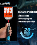 Cordless Butane Soldering Iron Kit For Electronics Jewelry Welding And Brazing Portable Mini Torch gas refill process