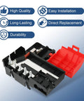 Heavy Duty Battery Distribution Fuse Block Direct Replacement For Chevy Silverado Tahoe Suburban Rigs showing detailed components and construction.