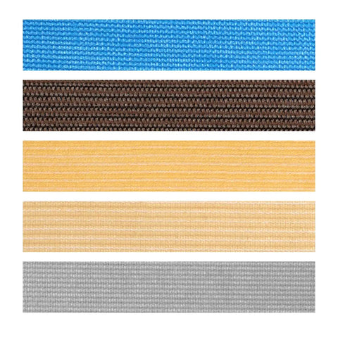 4 By 5 Feet Sun Shade Sail With Durable Grommets Heavy Duty UV Blocking Mesh For Outdoor Patio Deck Or Porch Fabric Color Samples