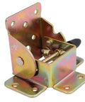 Heavy Duty Steel Folding Leg Extenders Rock Solid 500 Pound Support Brackets For Diy Tables Beds And Chairs Bronze Finish close-up view of bracket