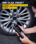 X8 Apex Tire Inflator Portable Cordless Air Compressor With LED Dual Screen used to inflate car tire