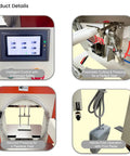 No Sweat Cross Shape Full Circle Case Sealer Machine 0 To 15 Pcs Min Electric Cart Taping Dispenser control panel and pneumatic features