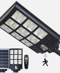 Outdoor Solar Street Light With Motion Sensor And Remote IP67 Waterproof Wall Mount LED Flood Light