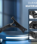 Front lower control arm for Toyota Corolla 2003-2008 and Celica 2000-2005 with ball joints, 4-piece kit
