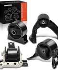 4 Piece Engine And Transmission Mount Set For Mitsubishi Outlander Sport 2011-2021 Lancer 2008-2017 RVR 2011-2021 2.0L 2.4L Replaces 5105511AE 68032586AF, including front and rear mounts displayed with packaging.