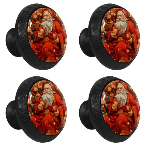 Four Piece Round Cabinet Knob Set With Screws For Drawers And Cabinets Kid Friendly Dresser Handles Cupboard Pulls Design