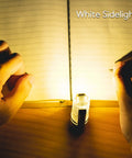 Led Flashlight A28 With UV And Red Side Signal Light 1000 Lumen illuminating book with warm white sidelight
