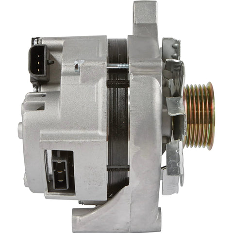 Side view of 12V 80A Clockwise Rotation Alternator Replacement For Ford Aerostar 1986 1991, Bronco 1986 1992, Bronco II 1986 1989 Plug And Play