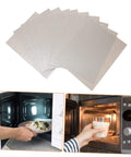 12 Pack Mica Plate Sheets For Microwave Waveguide Covers, Heat Resistant Insulation, Easy Cut To Fit Any Microwave, Protects Against Burning, Durable Home Appliance Replacement Parts
