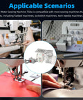 Various sewing machines with Beefy Industrial Sewing Machine Servo Motor With Controller and Foot Switch 750W 110V 1HP
