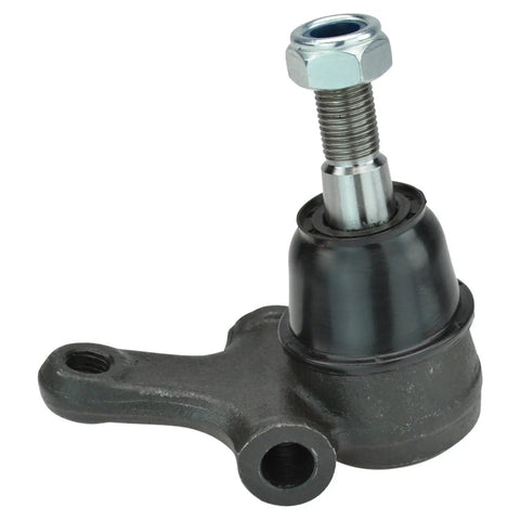 Front Lower Ball Joint Set For Driver And Passenger Sides Compatible With 1990 2005 Mazda Miata MX 5 NA NB Direct Fit OE Replacement For Smooth Steering Solid Suspension And Bolt On Durability. black steel ball joint with boot and stud