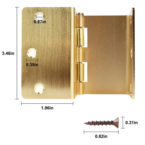 No Sweat Swing Clear Offset Door Hinges Adding Two Inches Of Sweet Clearance To Tight Doorways Bright Copper Finish Barrier Free Setup For Wheelchair Access And Smart Home Upgrades Pair